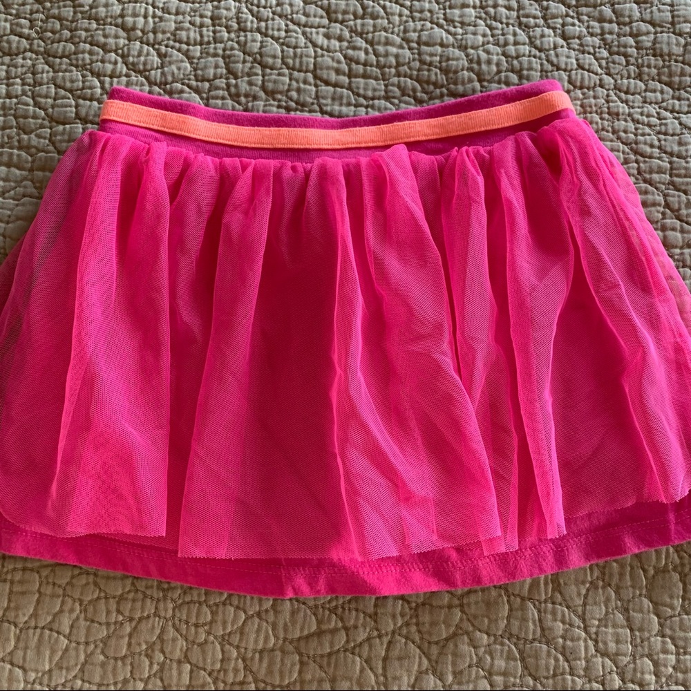 Pink Skort with Tulle Netting Girl’s Size 7